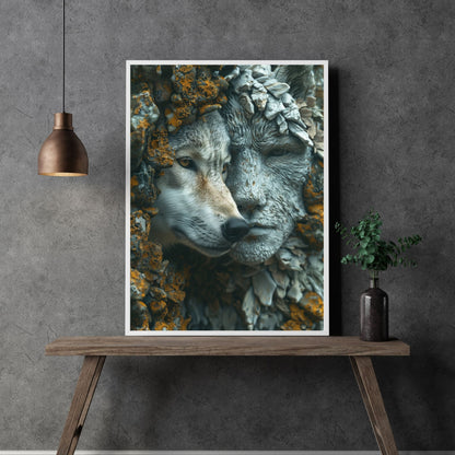 home_decor - Where Wolf meets Human - DigiCraft-Studio - wall_art