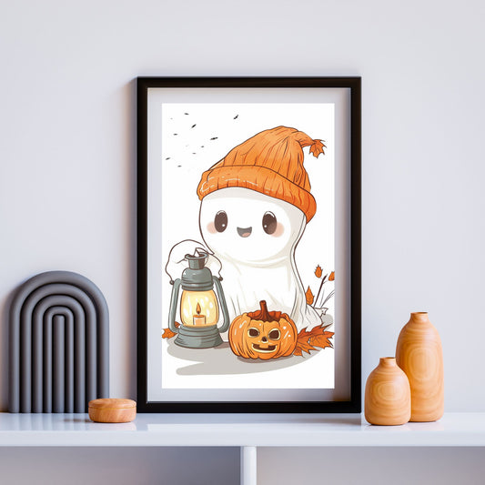 home_decor - Adorable Ghostly Glow - DigiCraft-Studio - wall_art