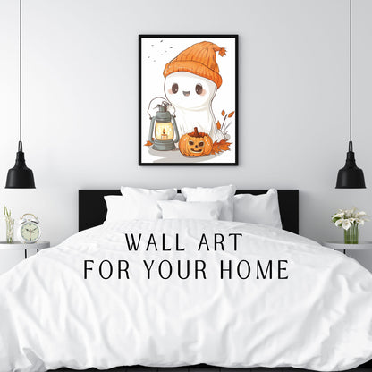 home_decor - Adorable Ghostly Glow - DigiCraft-Studio - wall_art