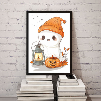 home_decor - Adorable Ghostly Glow - DigiCraft-Studio - wall_art