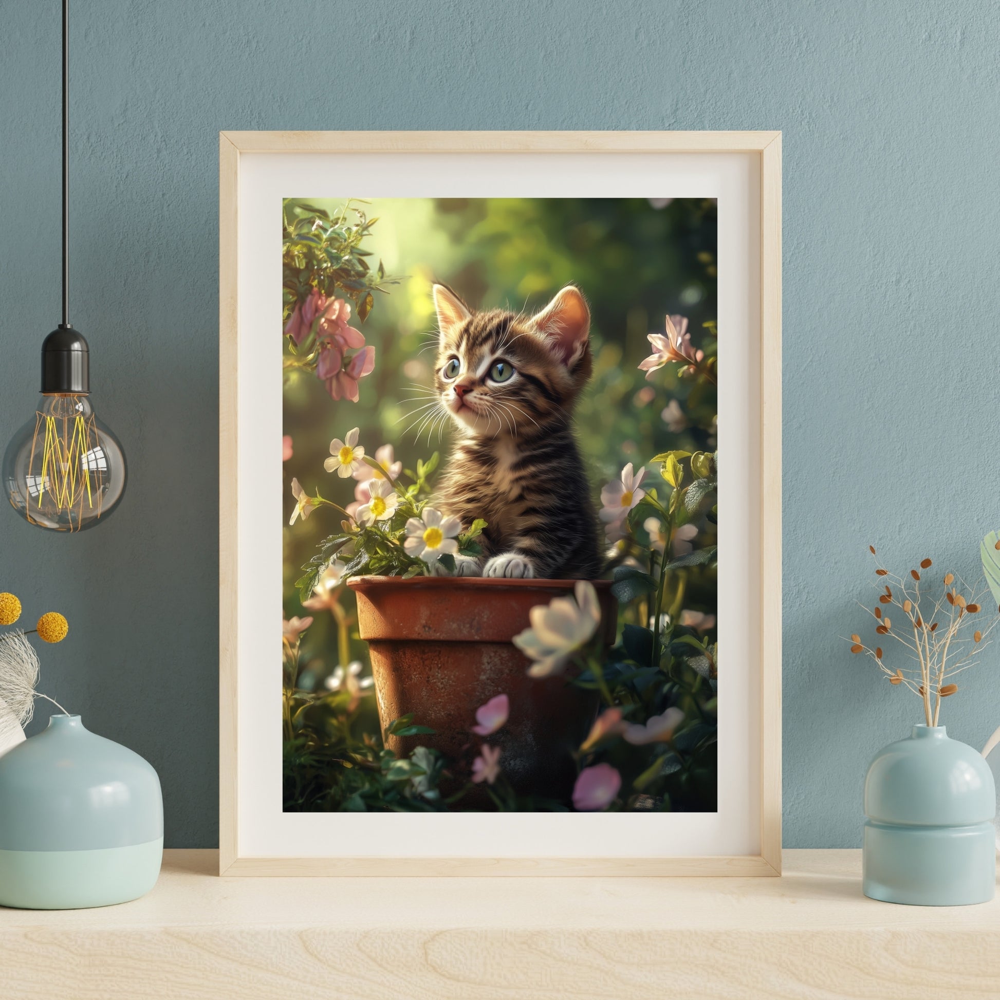 cats pics - Blooming Charm - DigiCraft-Studio - wall art cats