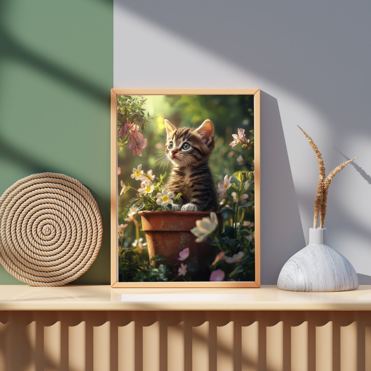 cats pics - Blooming Charm - DigiCraft-Studio - wall art cats