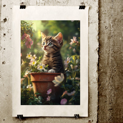 cats pics - Blooming Charm - DigiCraft-Studio - wall art cats