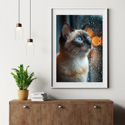 homedecor - Blue Eyes and Raindrops - DigiCraft-Studio - wallart