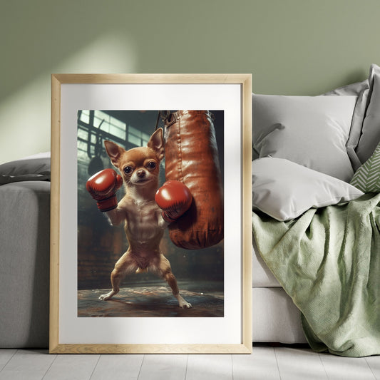 homedecor - Chihuahua_Champion - DigiCraft-Studio - wallart