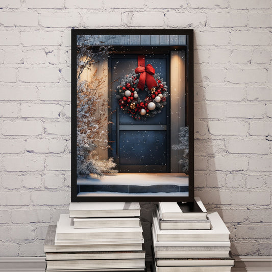 home_decor - Festive Christmas Door - DigiCraft-Studio - wall_art