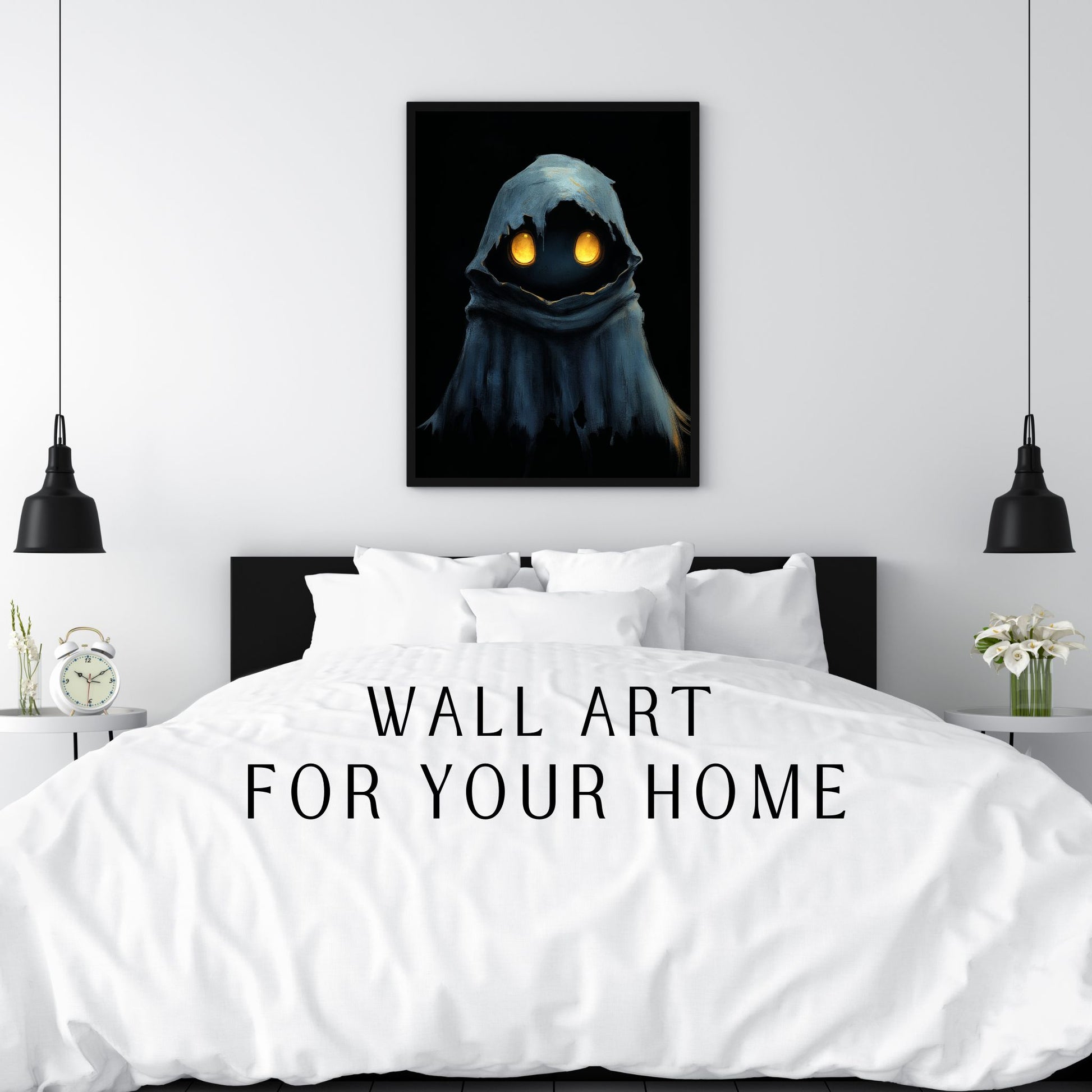 home_decor - Glowing Eyes in the Dark - DigiCraft-Studio - wall_art