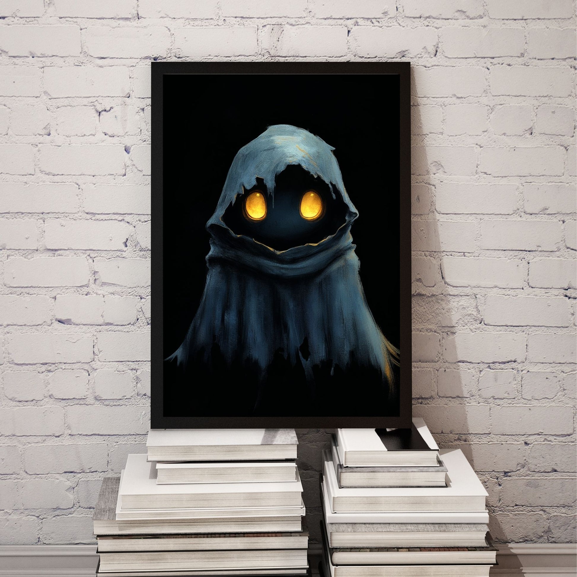 home_decor - Glowing Eyes in the Dark - DigiCraft-Studio - wall_art