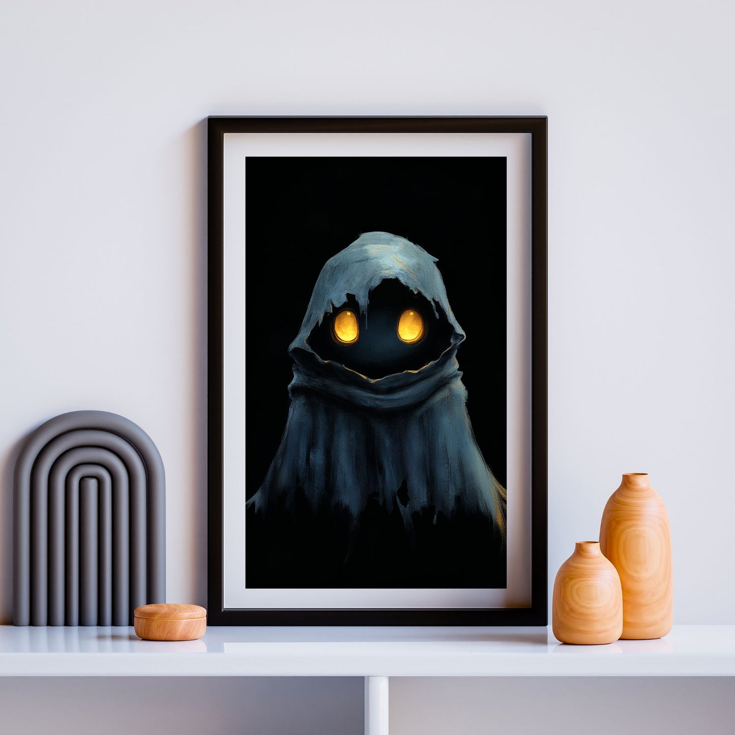 home_decor - Glowing Eyes in the Dark - DigiCraft-Studio - wall_art