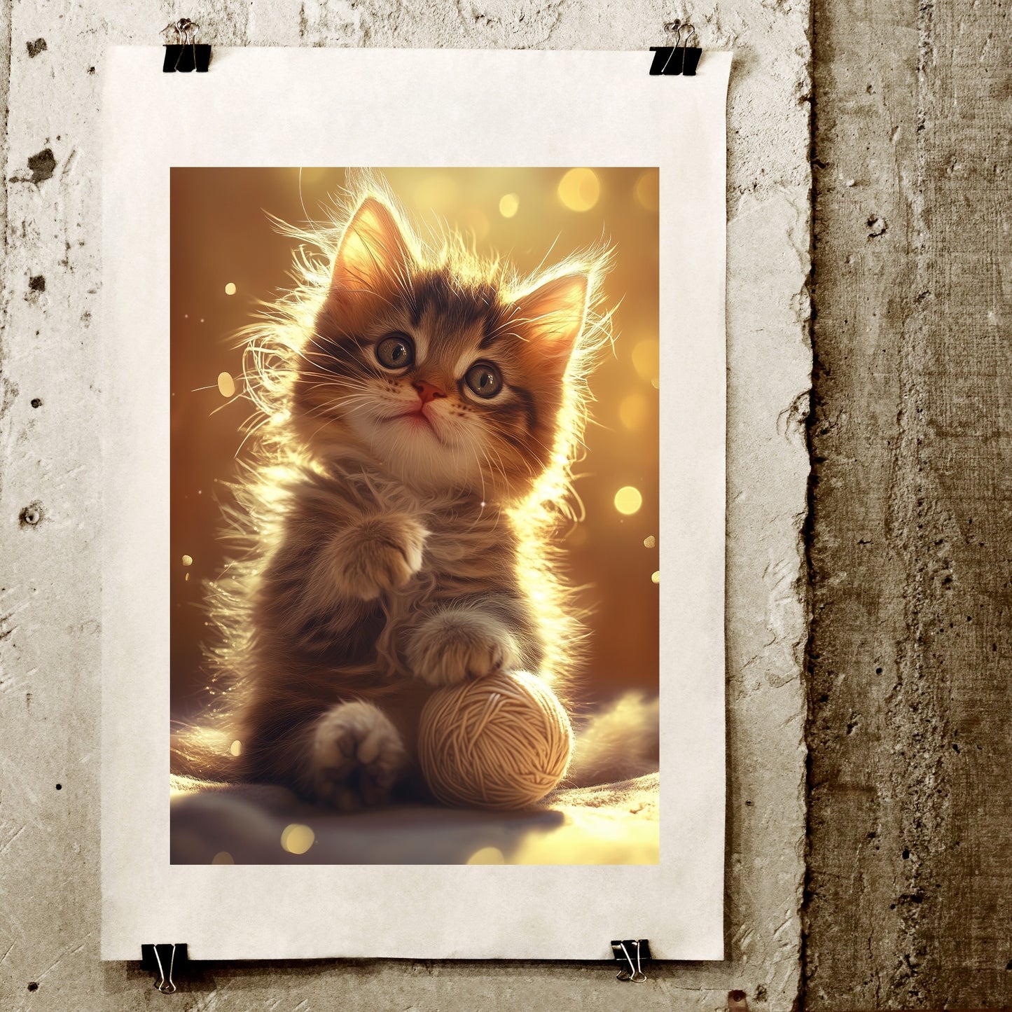 cats pics-golden glow and feline play-DigiCraft-Studio-wall art cats