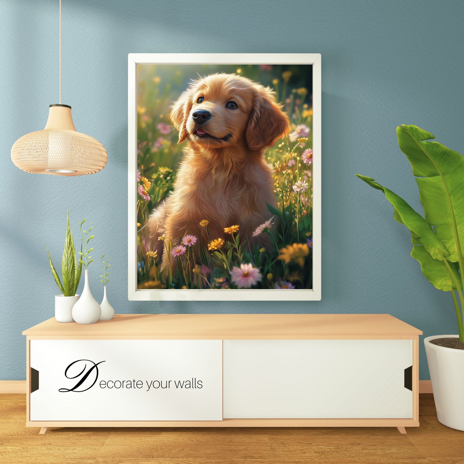 homedecor - Golden Sunshine - DigiCraft-Studio - wallart