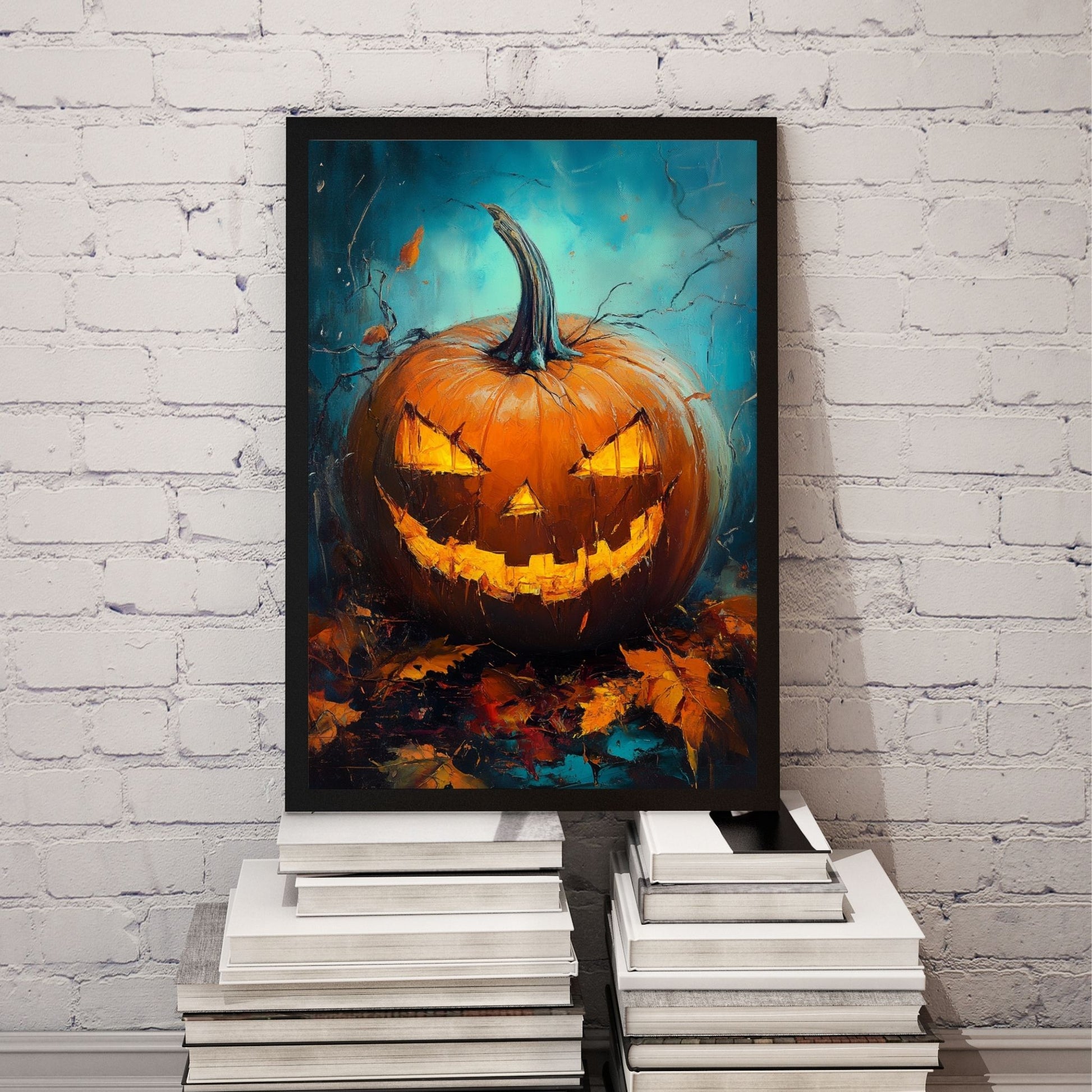 home_decor - Grinning Pumpkin Magic - DigiCraft-Studio - wall_art