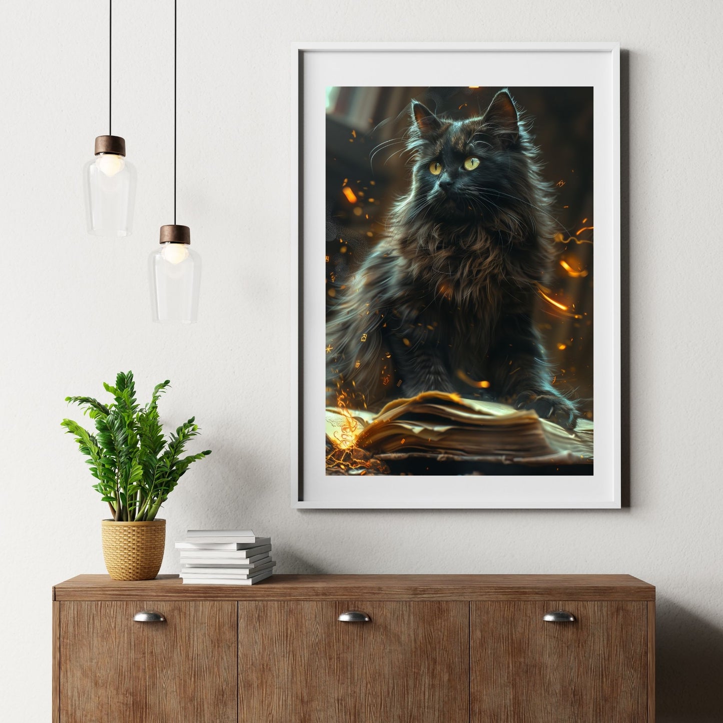 homedecor - Guardian of the Spellbook - DigiCraft-Studio - wallart