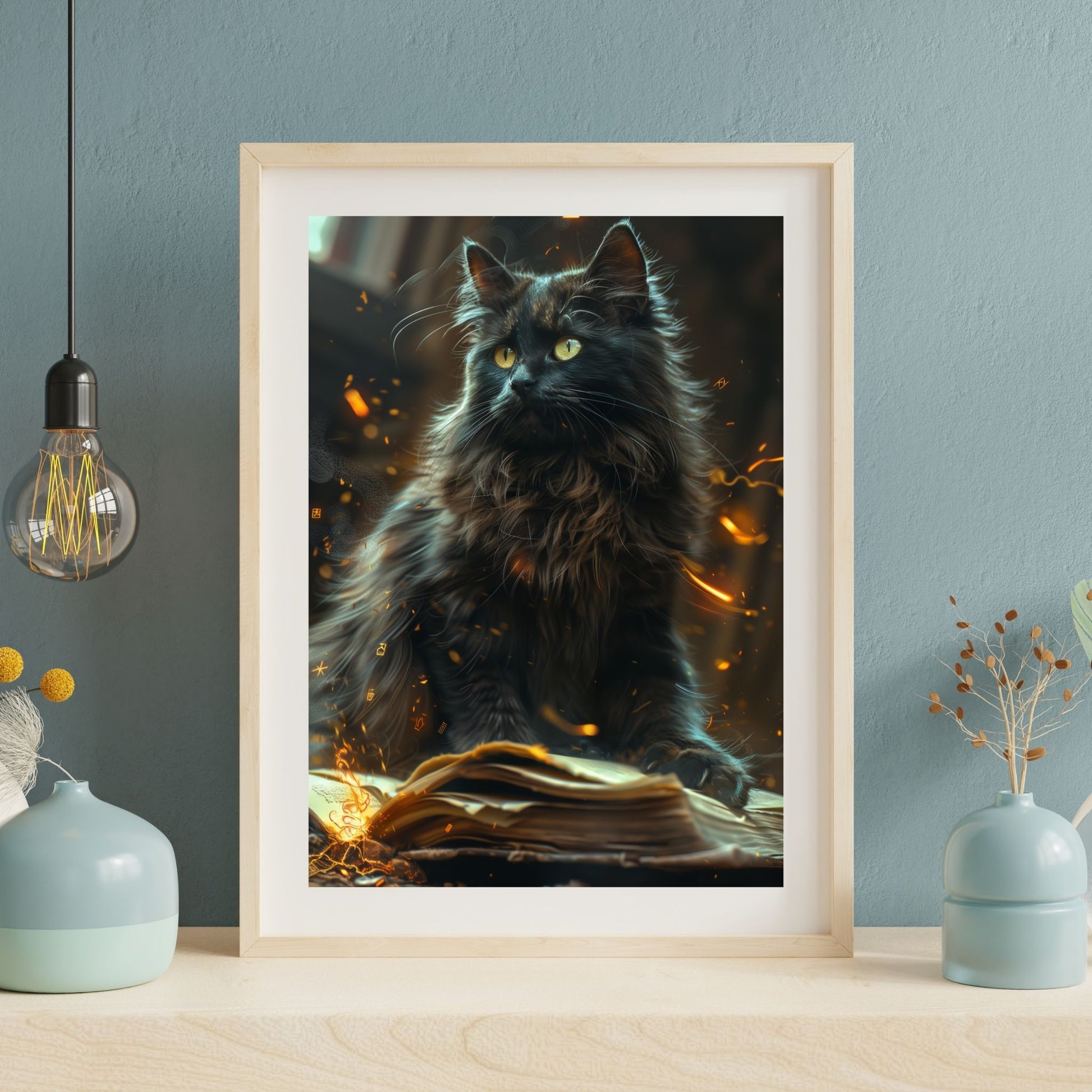 homedecor - Guardian of the Spellbook - DigiCraft-Studio - wallart