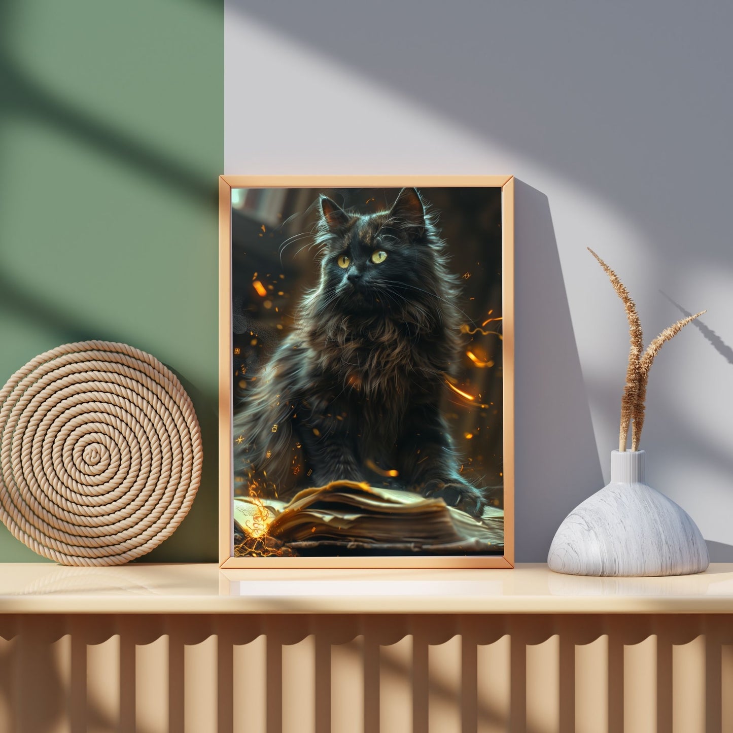 homedecor - Guardian of the Spellbook - DigiCraft-Studio - wallart