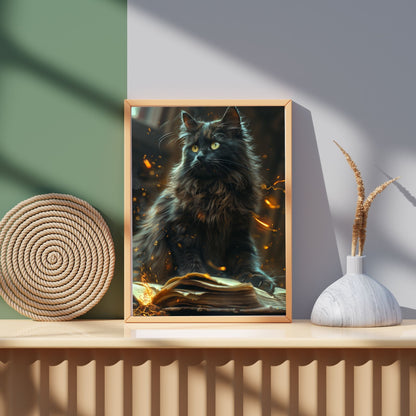 homedecor - Guardian of the Spellbook - DigiCraft-Studio - wallart