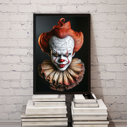 home_decor - Iconic Horror Clown - DigiCraft-Studio - wall_art