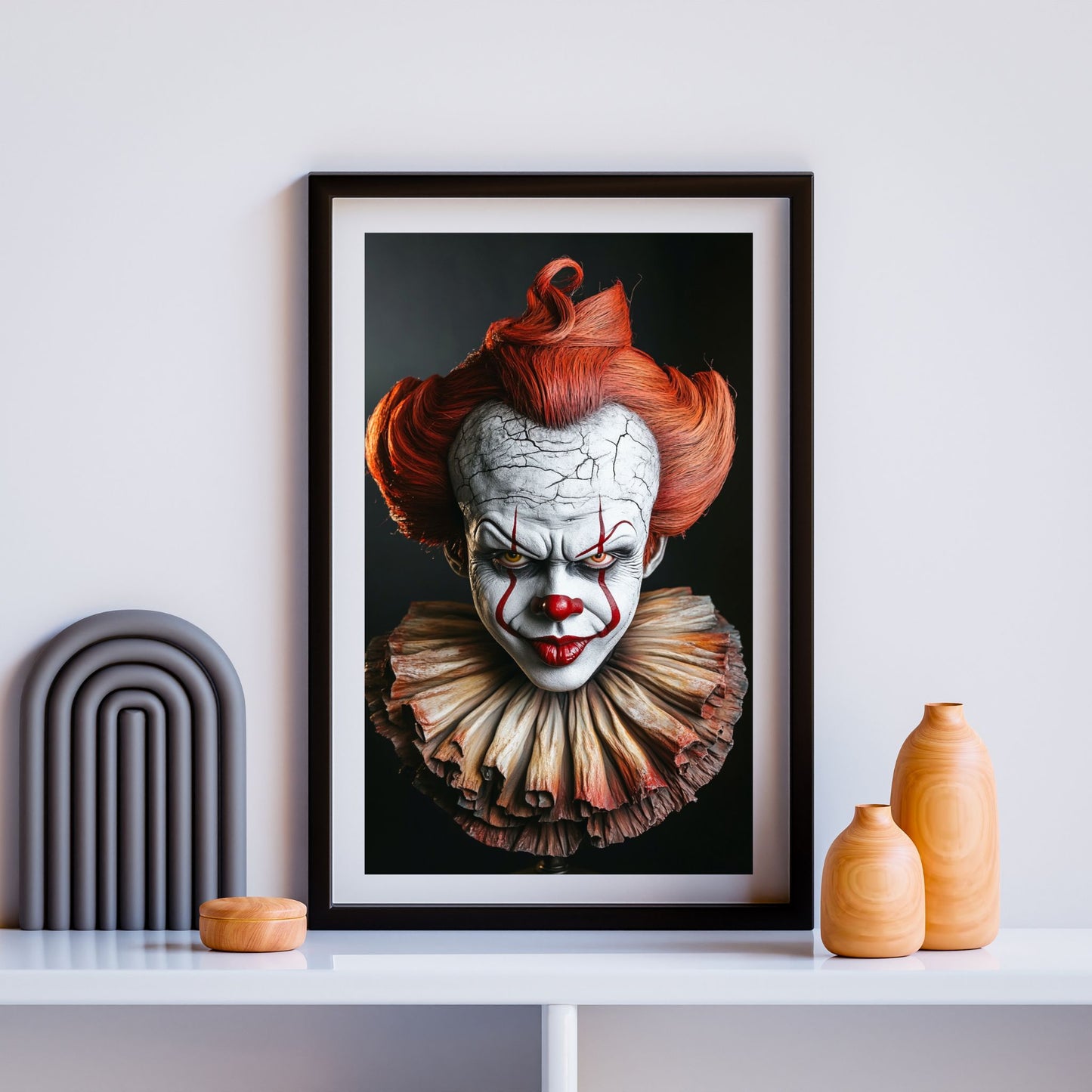 home_decor - Iconic Horror Clown - DigiCraft-Studio - wall_art