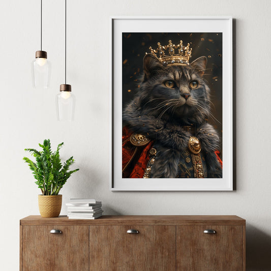 homedecor - King of Cats - DigiCraft-Studio - wallart