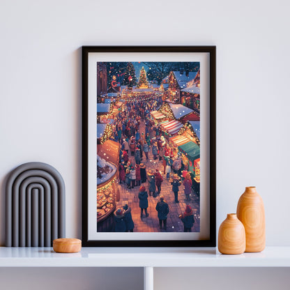 home_decor - Magic of a Christmas Market - DigiCraft-Studio - wall_art