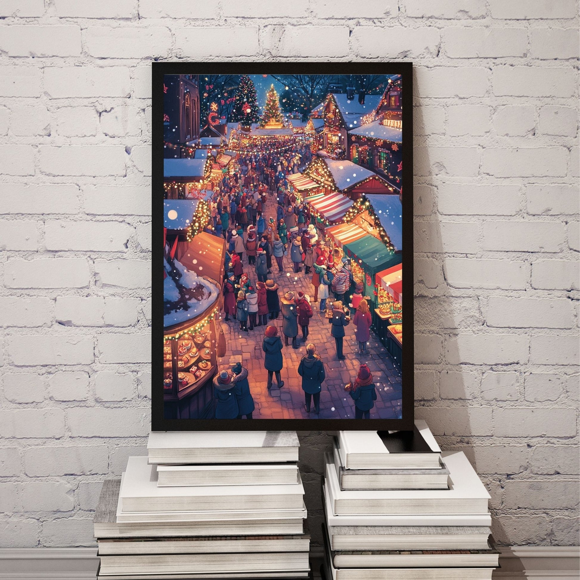 home_decor - Magic of a Christmas Market - DigiCraft-Studio - wall_art