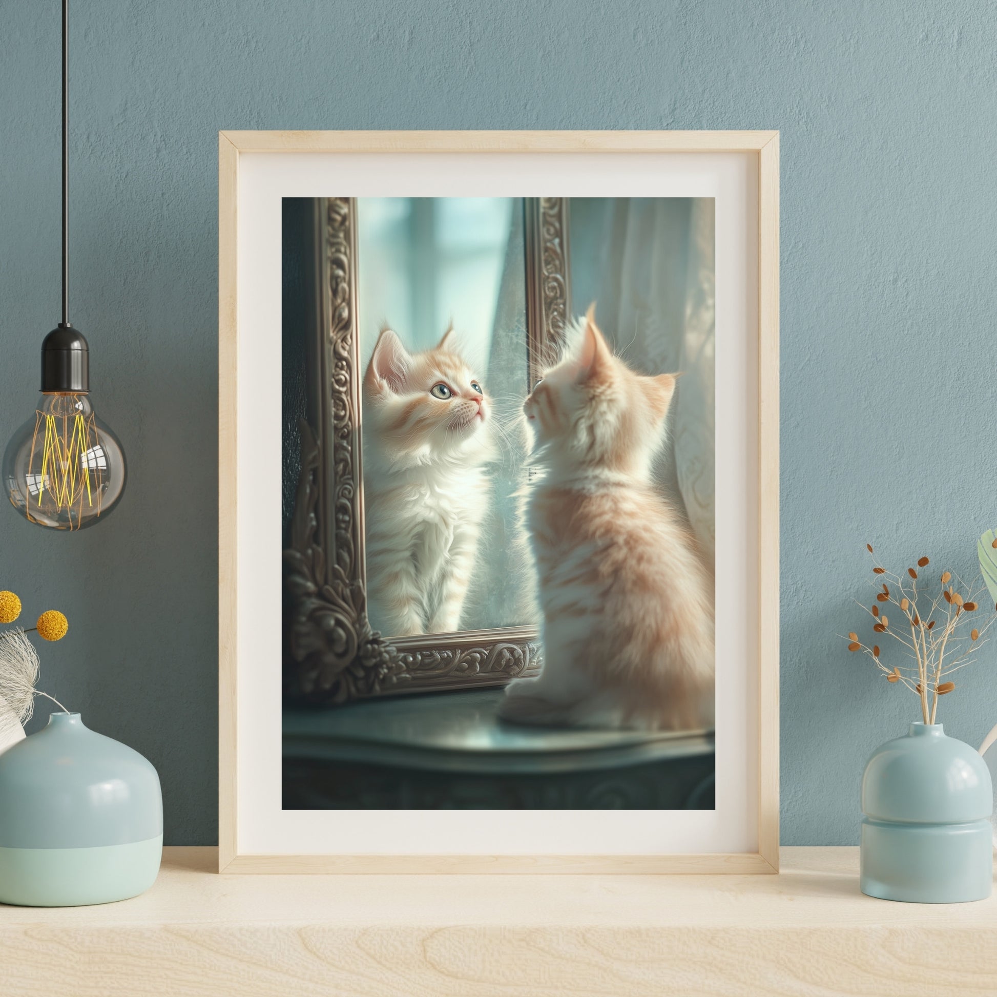 cats pics-Mirror Magic-DigiCraft-Studio-wall art cats