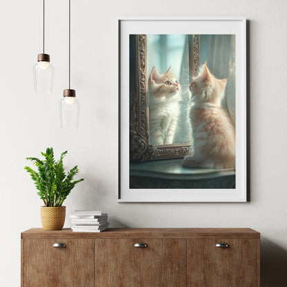 cats pics-Mirror Magic-DigiCraft-Studio-wall art cats