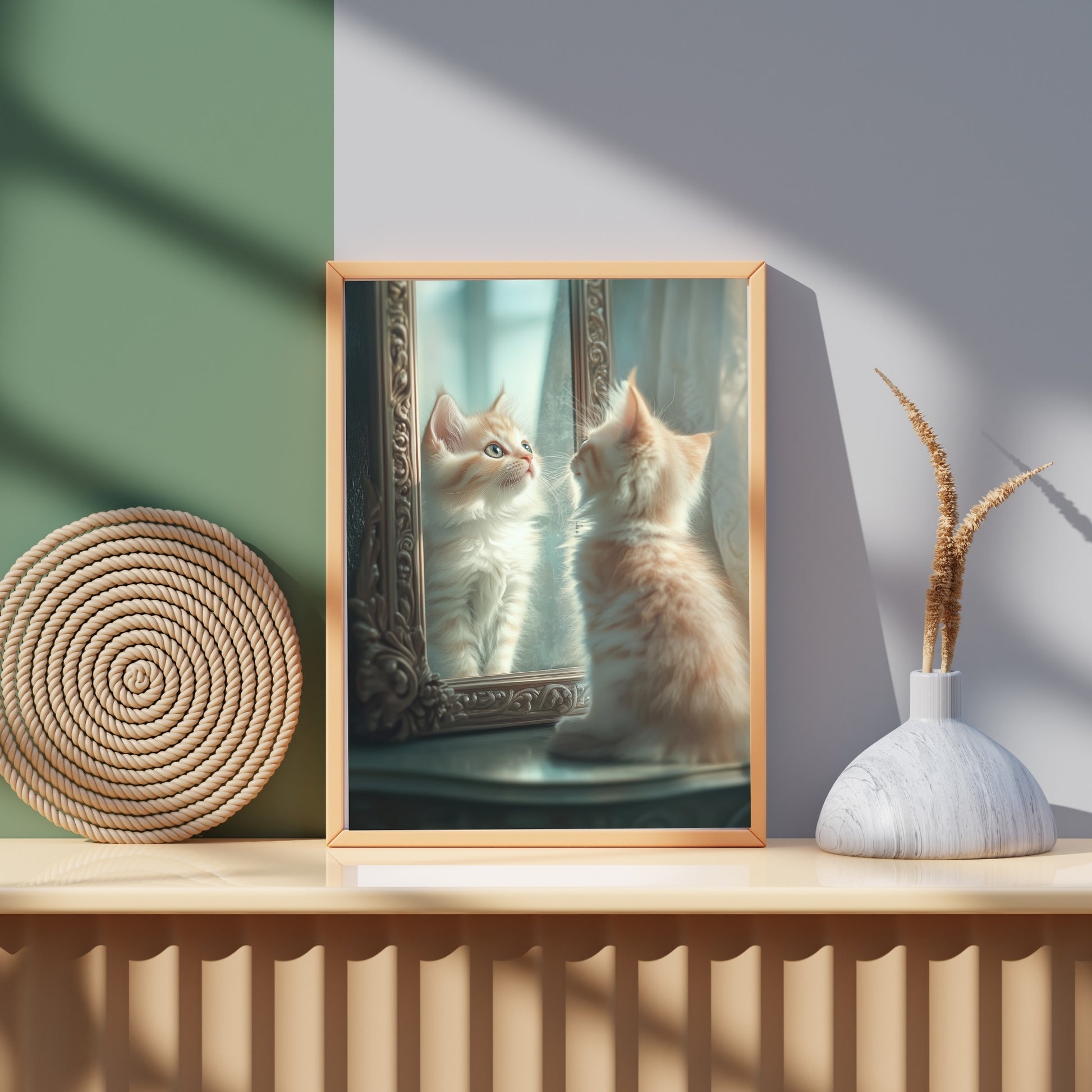 cats pics-Mirror Magic-DigiCraft-Studio-wall art cats