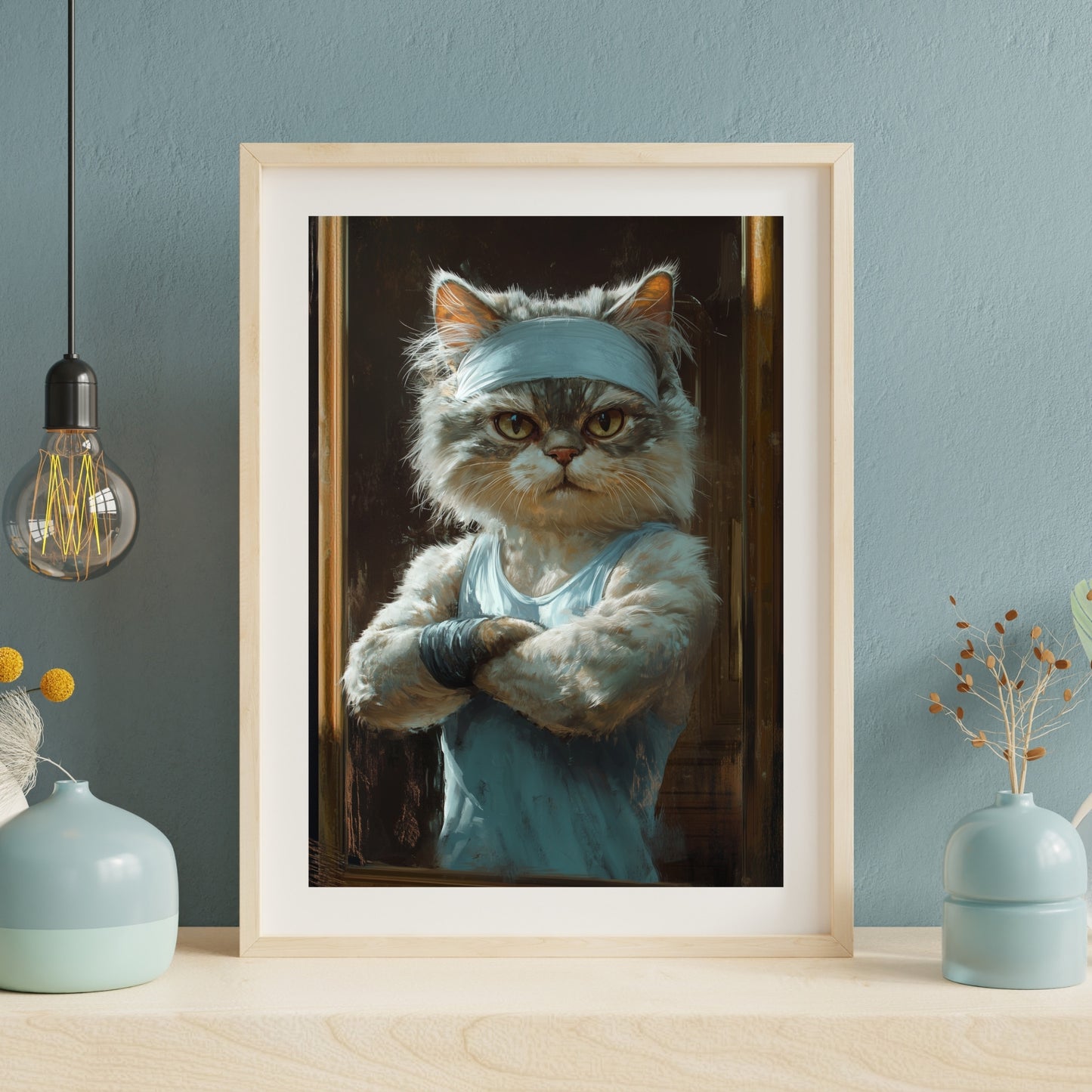 cats pics-Perfect gym coach-DigiCraft-Studio-wall art cats