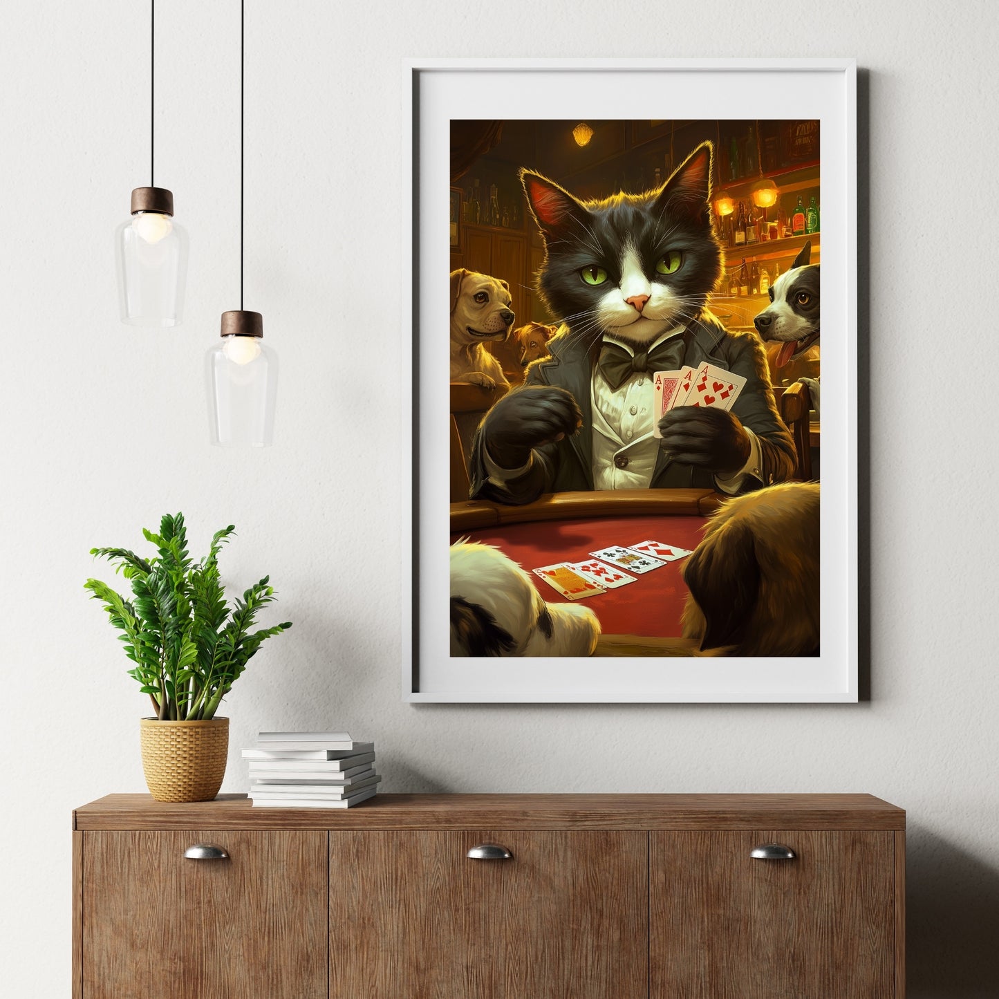 cats pics-Poker face-DigiCraft-Studio-wall art cats