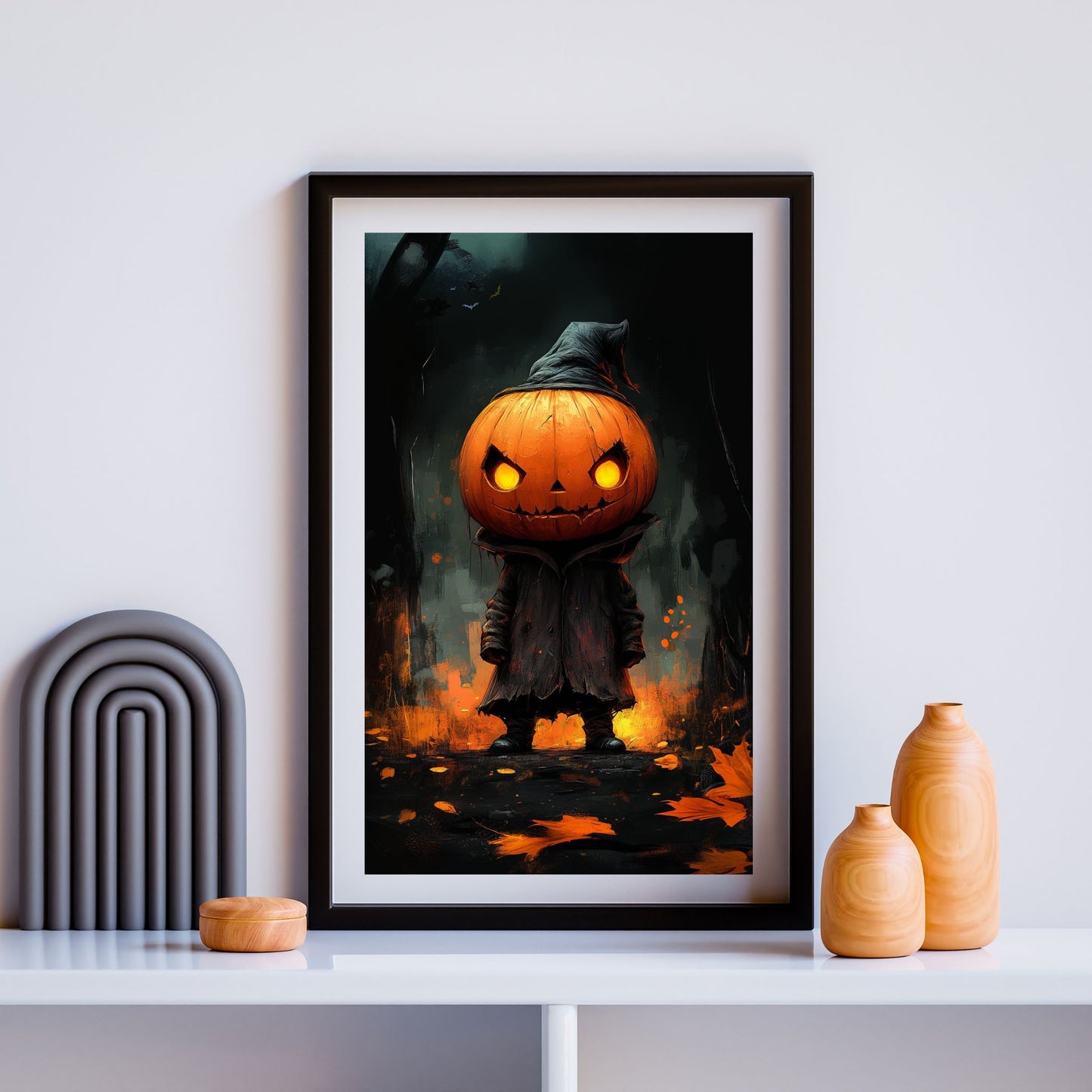 home_decor - Pumpkin Warrior - DigiCraft-Studio - wall_art