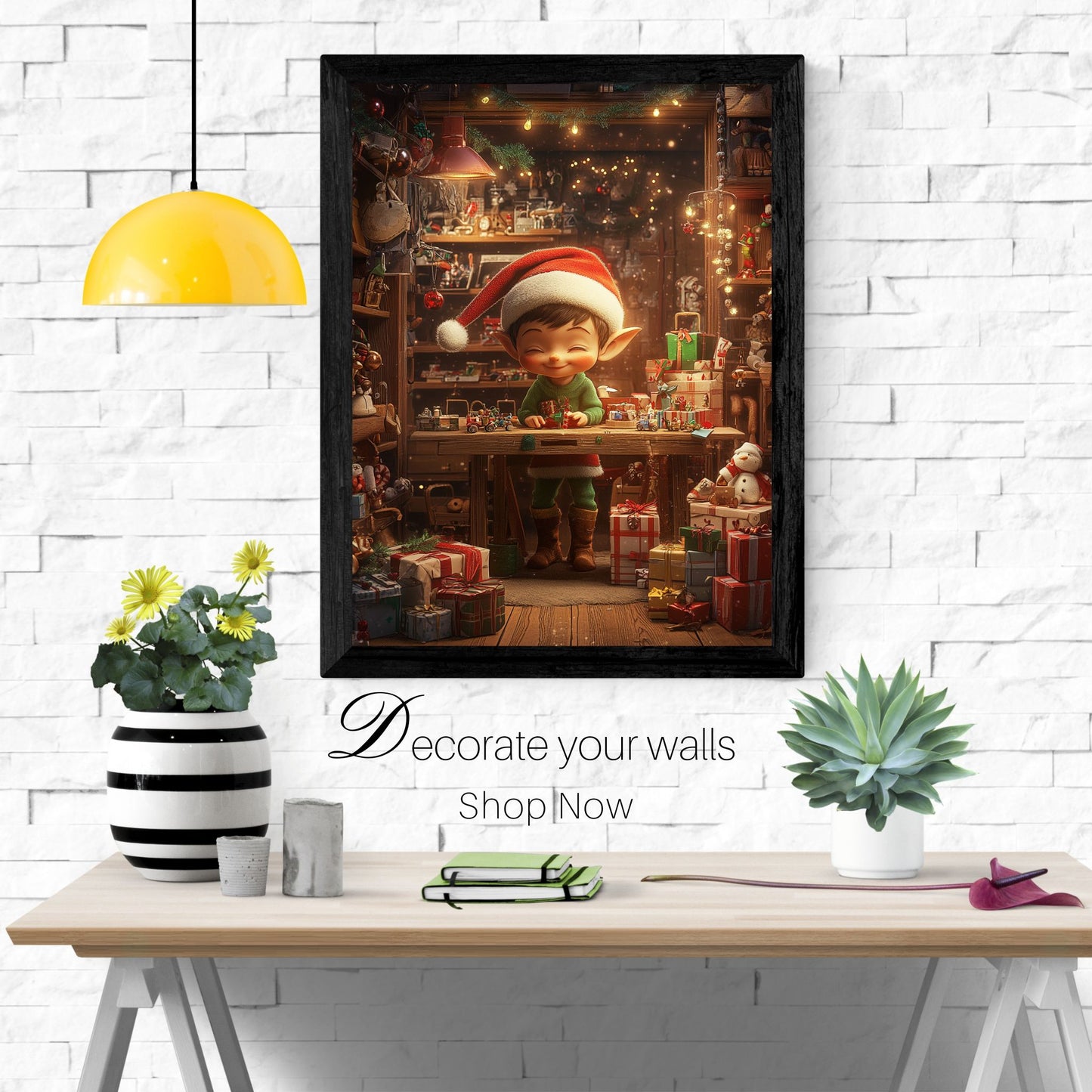 home_decor - Santas little Helper - DigiCraft-Studio - wall_art