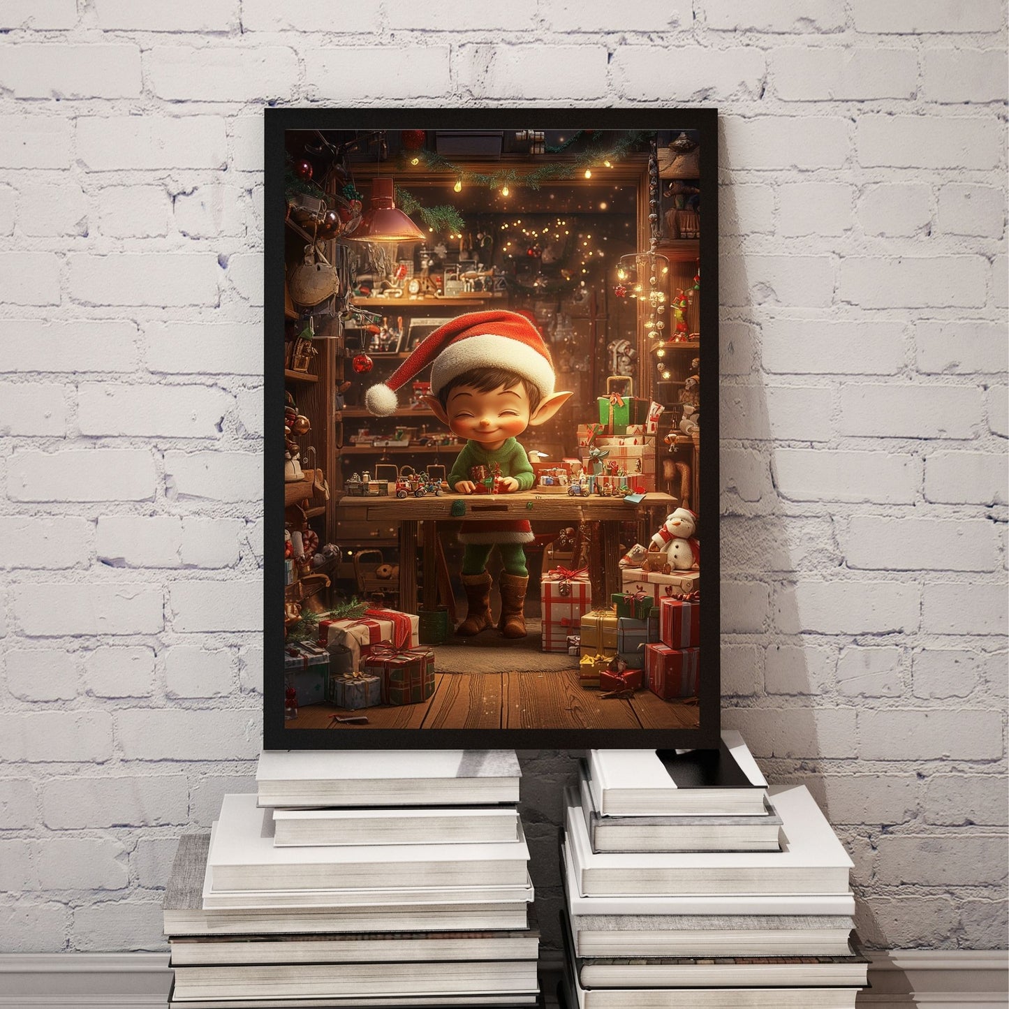 home_decor - Santas little Helper - DigiCraft-Studio - wall_art