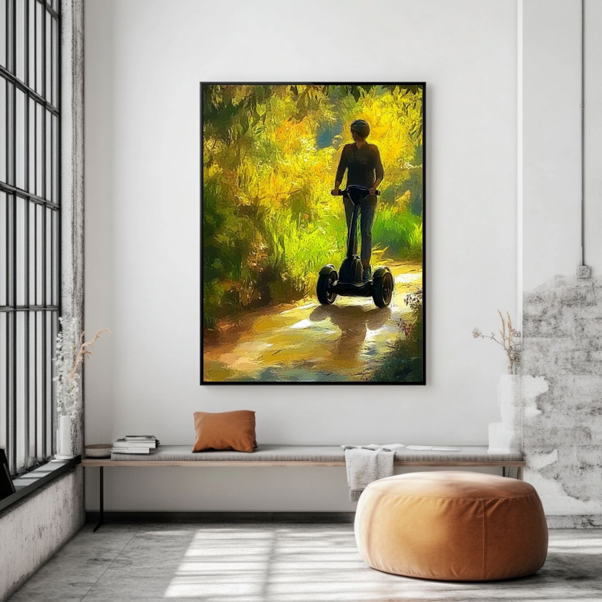 Experience the serenity of Segway rides through art