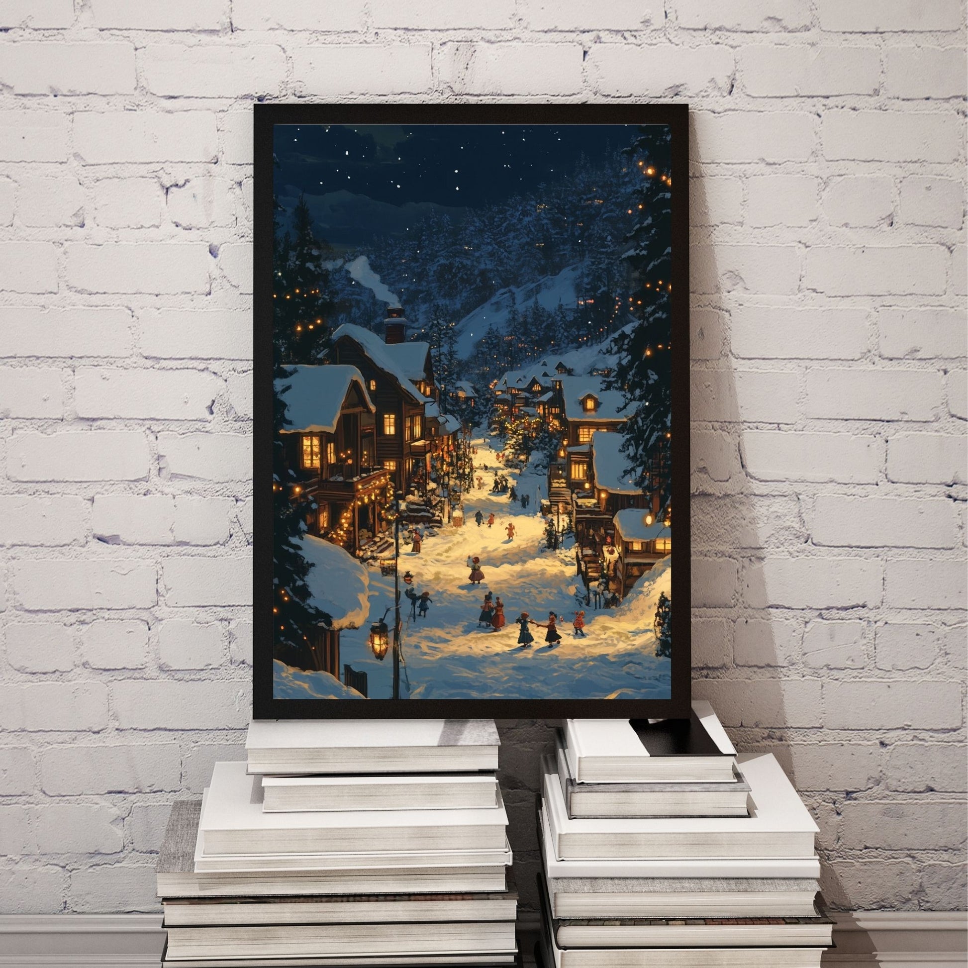 home_decor - Snowy Christmas Eve - DigiCraft-Studio - wall_art