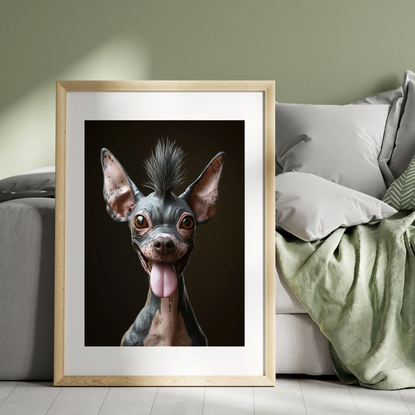 homedecor - The Mohawk Pup - DigiCraft-Studio - wallart