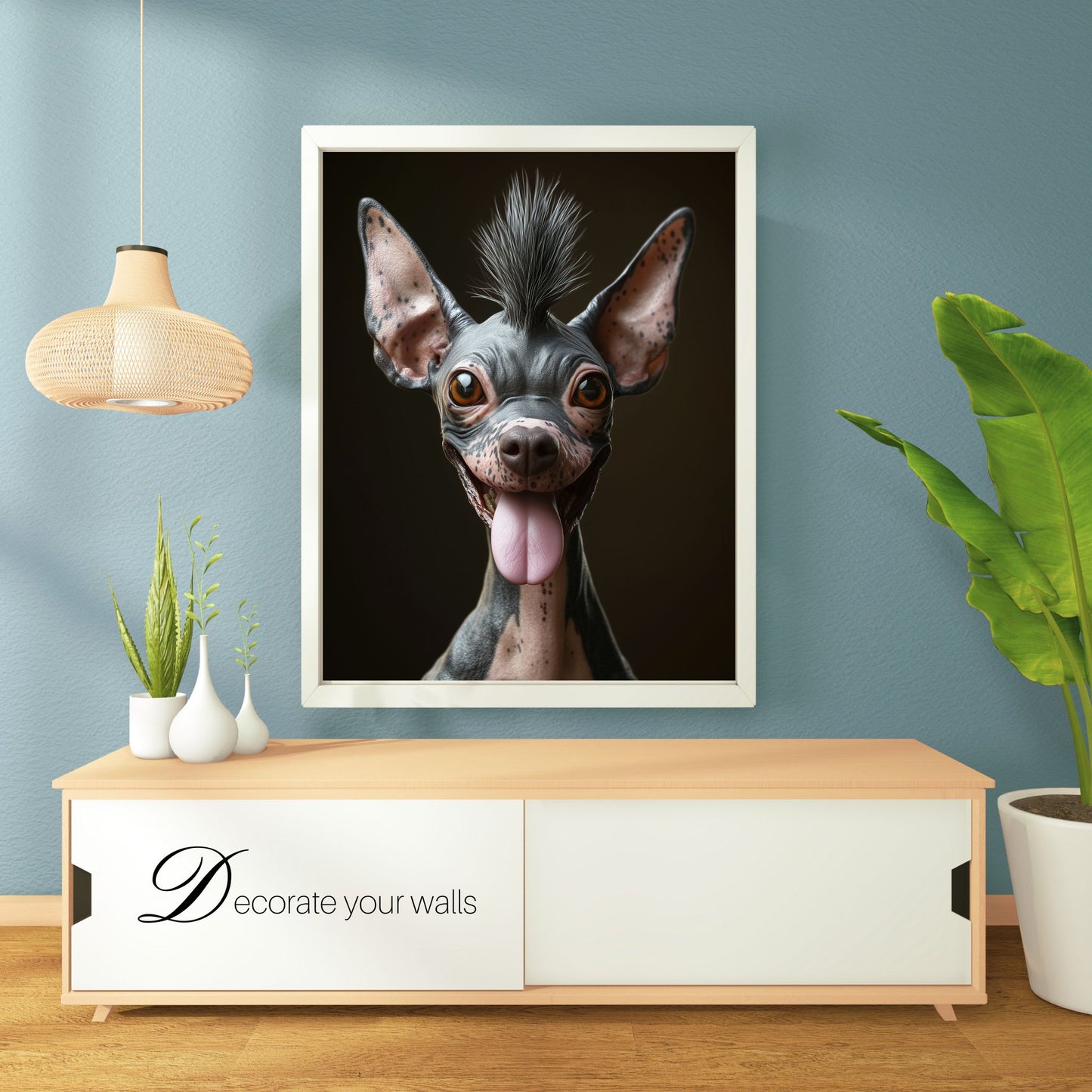 homedecor - The Mohawk Pup - DigiCraft-Studio - wallart