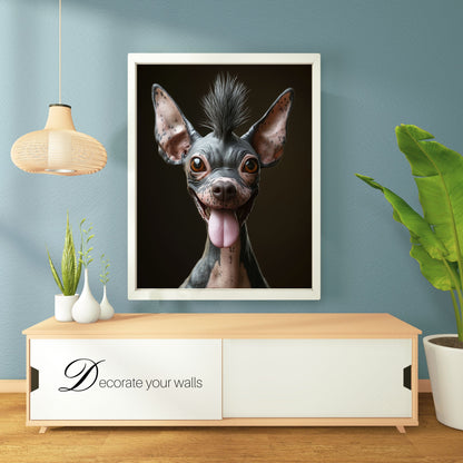 homedecor - The Mohawk Pup - DigiCraft-Studio - wallart