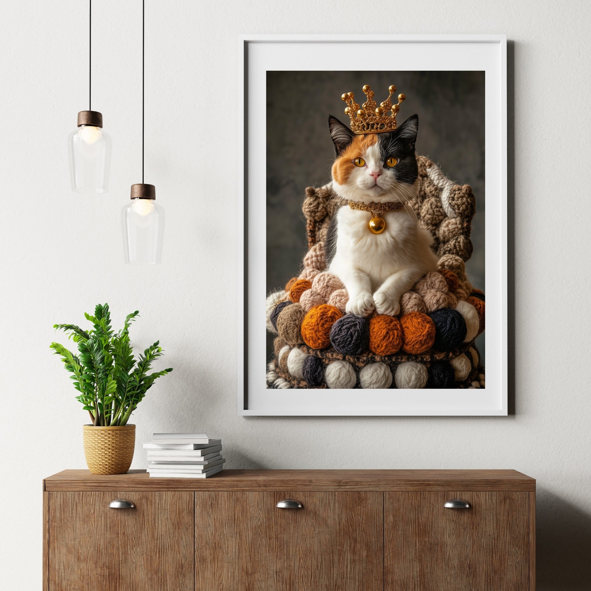 cats pics-queen of cats awaits-DigiCraft-Studio-wall art cats