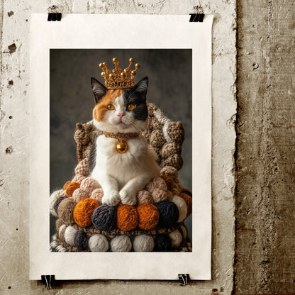 cats pics-queen of cats awaits-DigiCraft-Studio-wall art cats