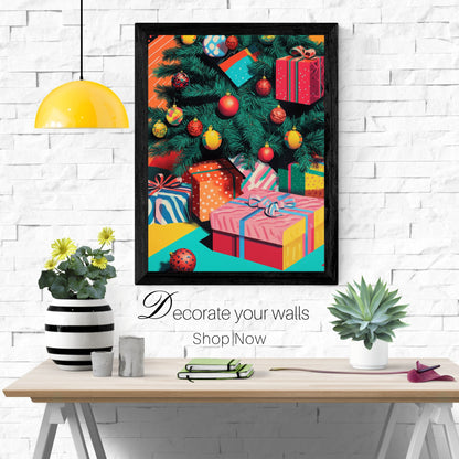 home_decor - Vibrant Christmas Magic - DigiCraft-Studio - wall_art