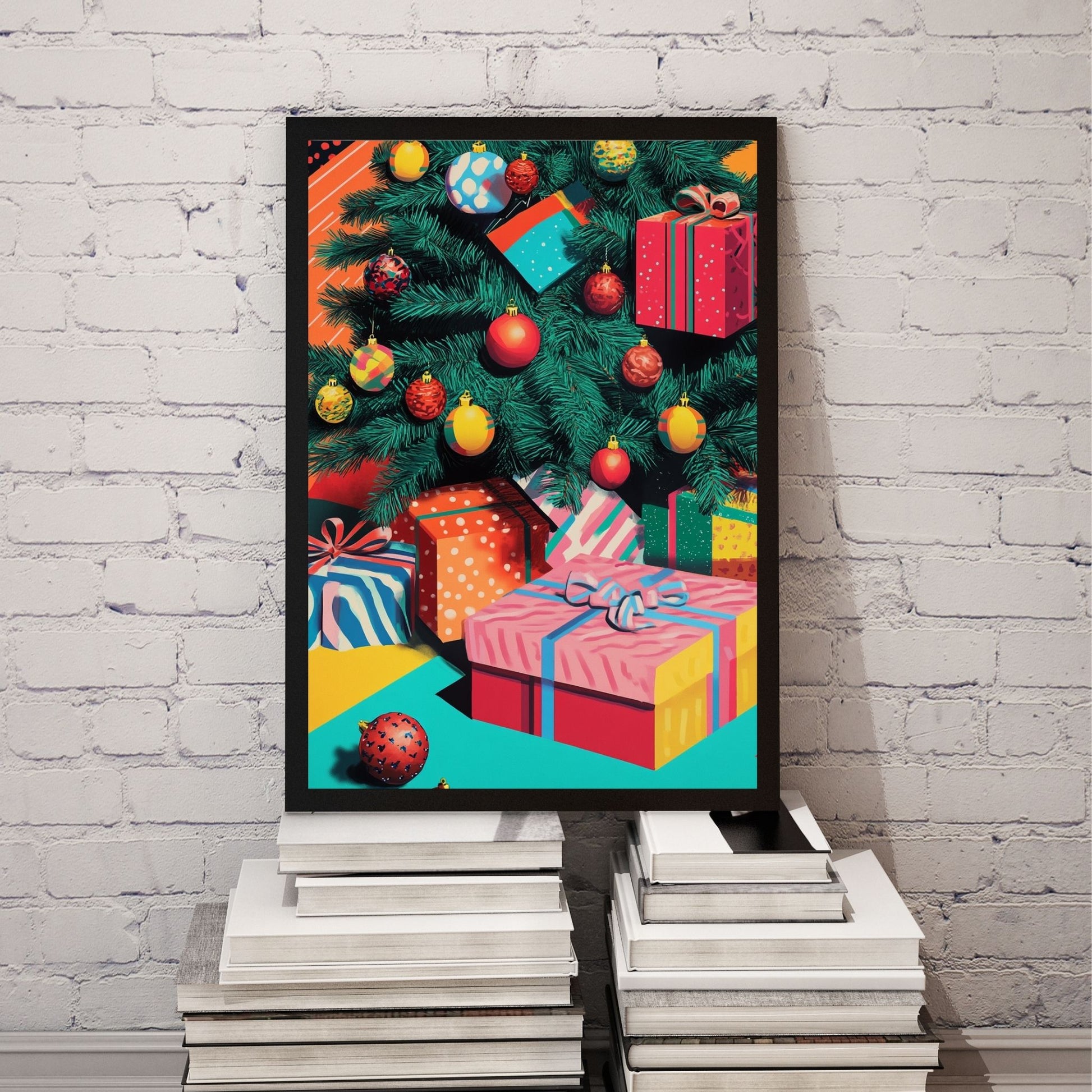 home_decor - Vibrant Christmas Magic - DigiCraft-Studio - wall_art