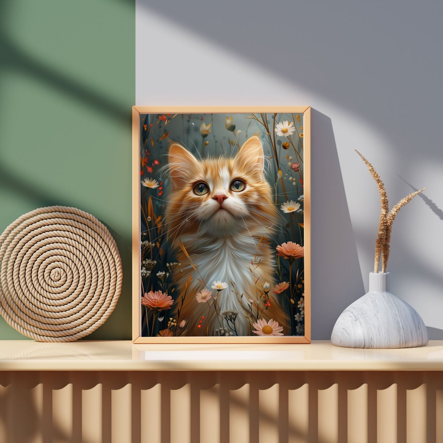 homedecor - Whiskers in Bloom - DigiCraft-Studio - wallart