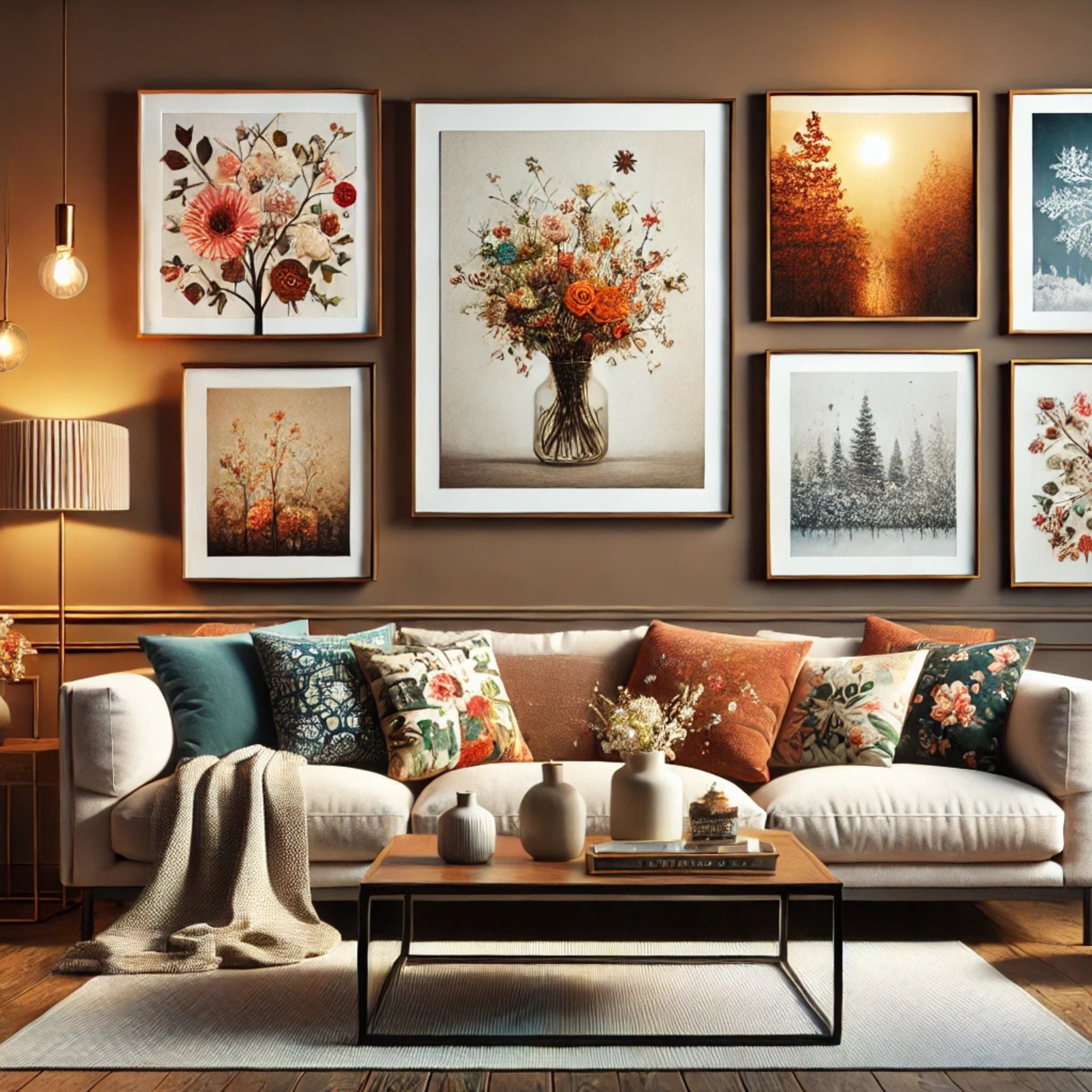 Beautiful decorative wall prints featuring seasonal themes suitable for every occasion