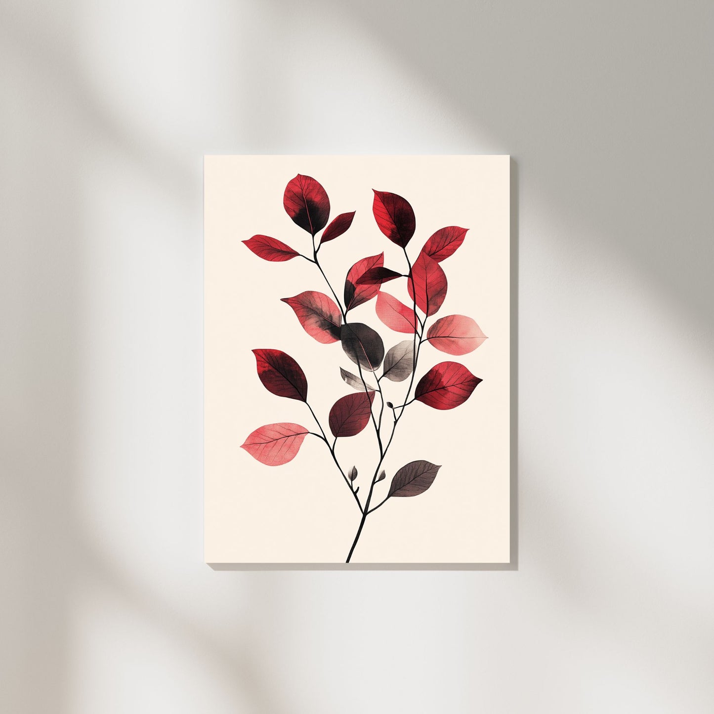 Downloadable botanical art prints featuring minimalist nature illustrations